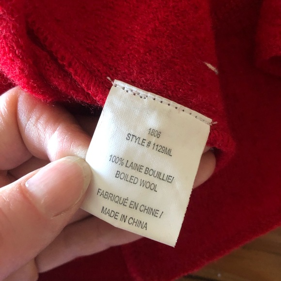 Red Sweater Jacket - Picture 8 of 9